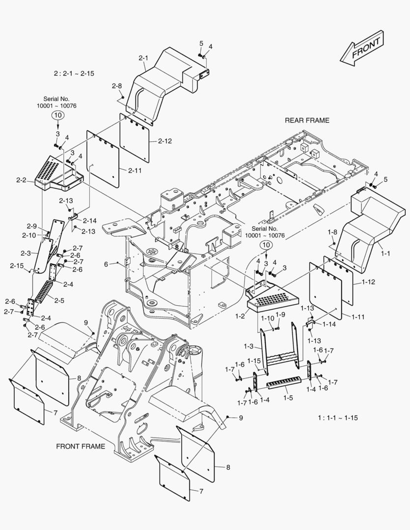 5430 FENDER & LADDER - MUD GUARD
