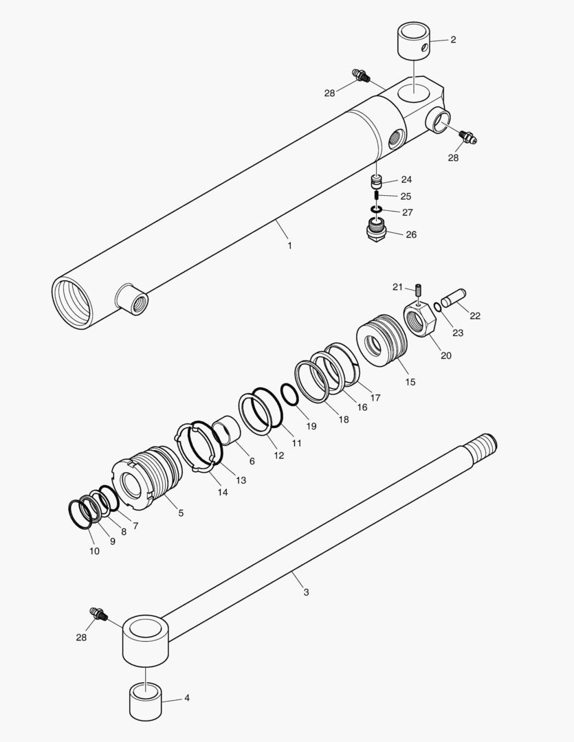 3591 STEERING CYLINDER [10066~]