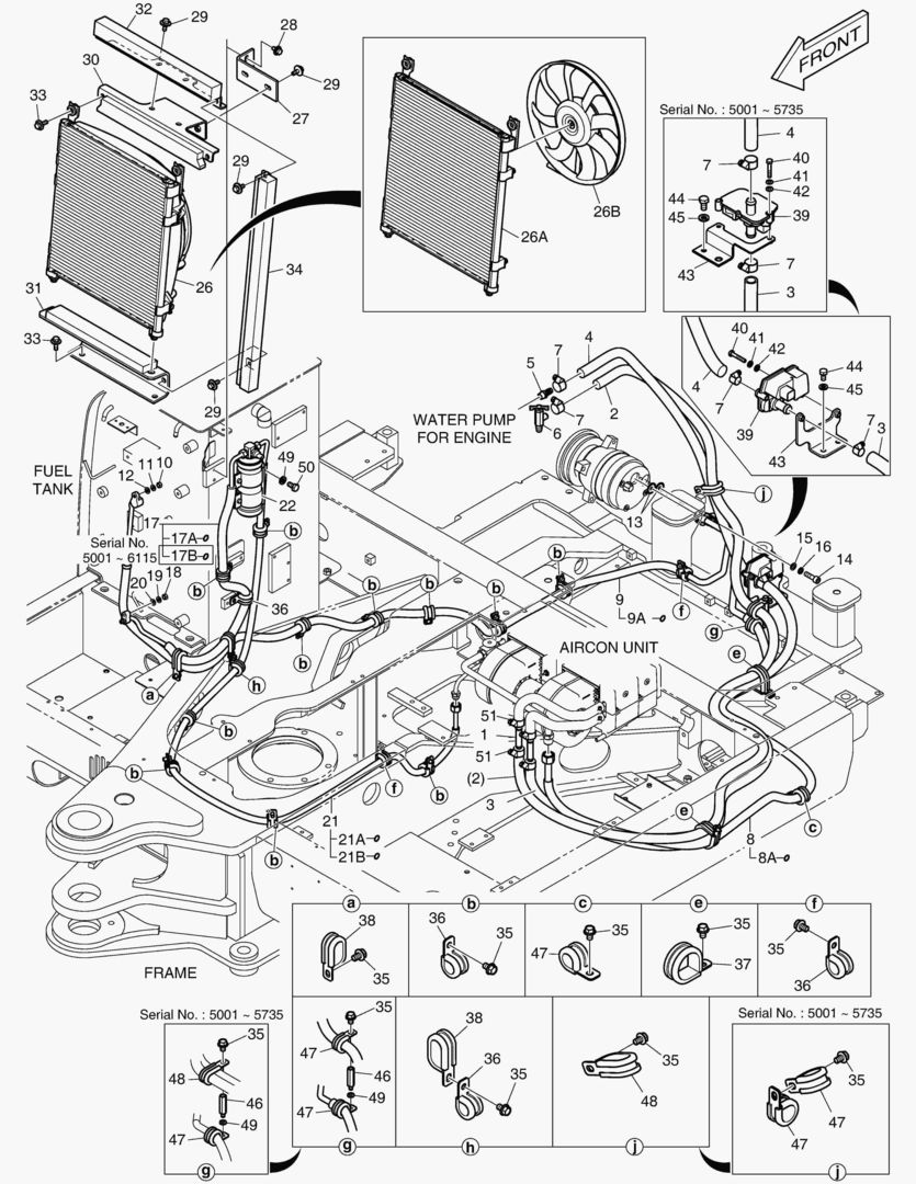 1760 AIR CONDITIONER - CHASSIS [5001~7250]