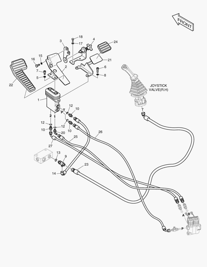 ТРУБОПРОВОД СЕРВОУПРАВЛЕНИЯ - 2 ПУТИ(2)