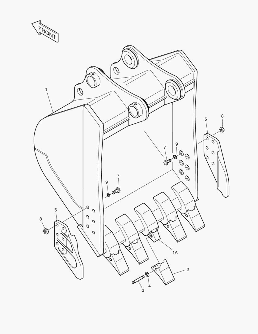 3120 BUCKET ASS`Y-1.1mВі