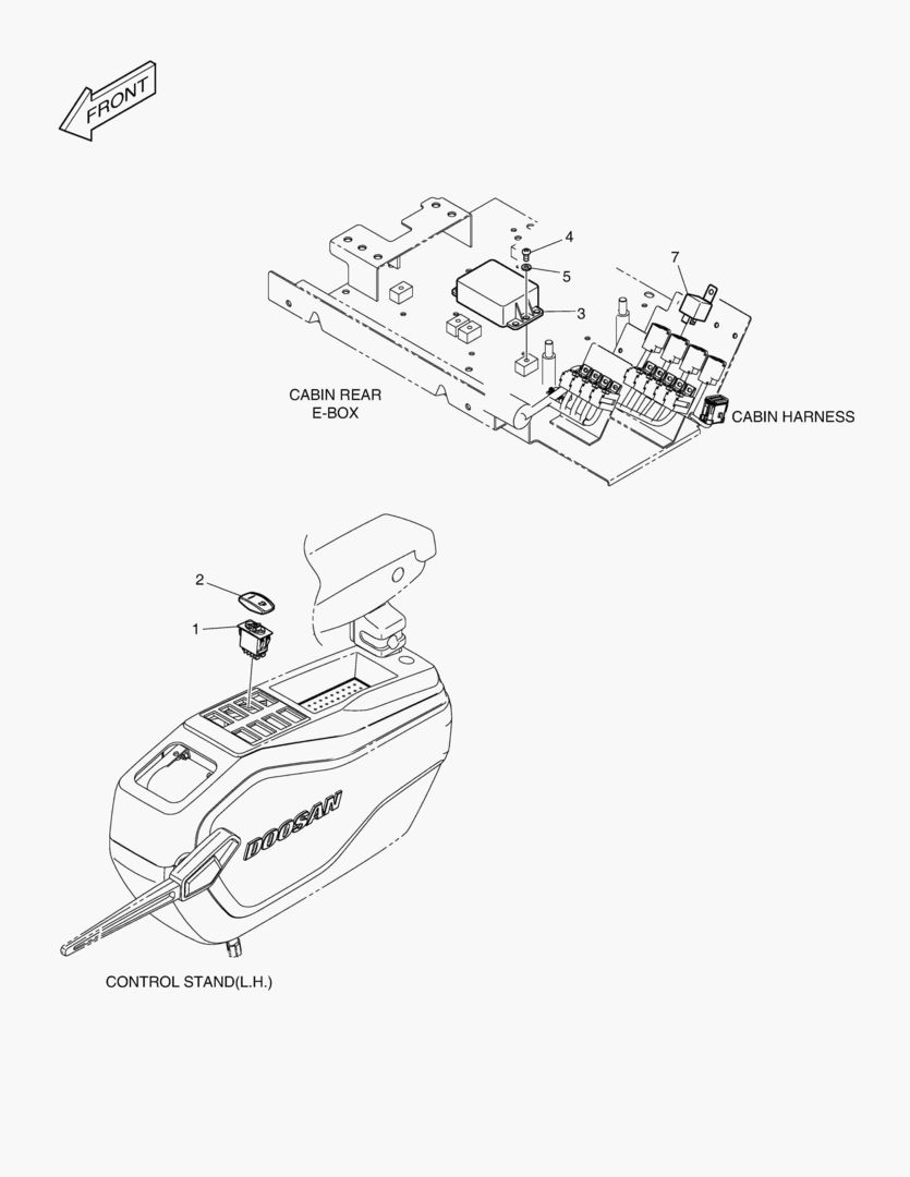 6550 AIR COMPRESSOR MOUNTING - ELECTRIC