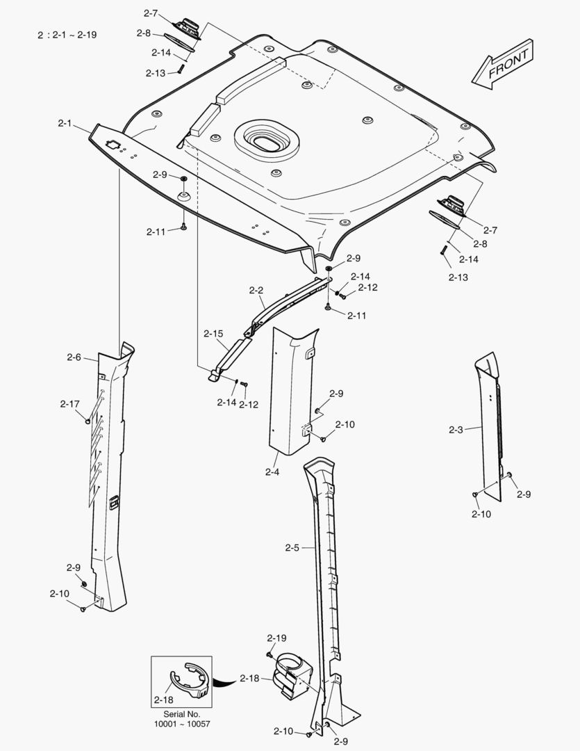 КАБИНА(2) - ВНУТРЕННИЕ ЛИСТЫ