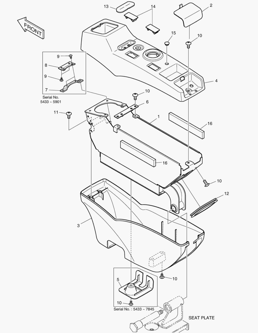 Схема ПУЛЬТ УПРАВЛЕНИЯ - ПРАВОСТОРОННИЙ