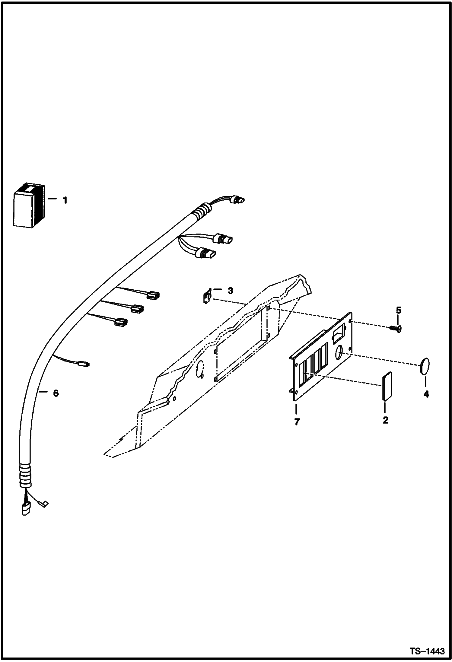 Схема КОМПЛЕКТ БОКОВОЙ ПАНЕЛИ (ДЛЯ DELUXE КАБИНЫ)