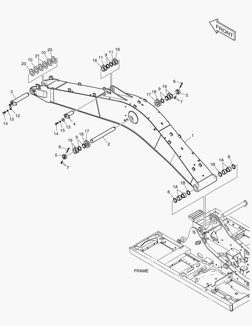 СТРЕЛА - 5.7 м - ГИДРАВЛИЧЕСКОГО ТИПА