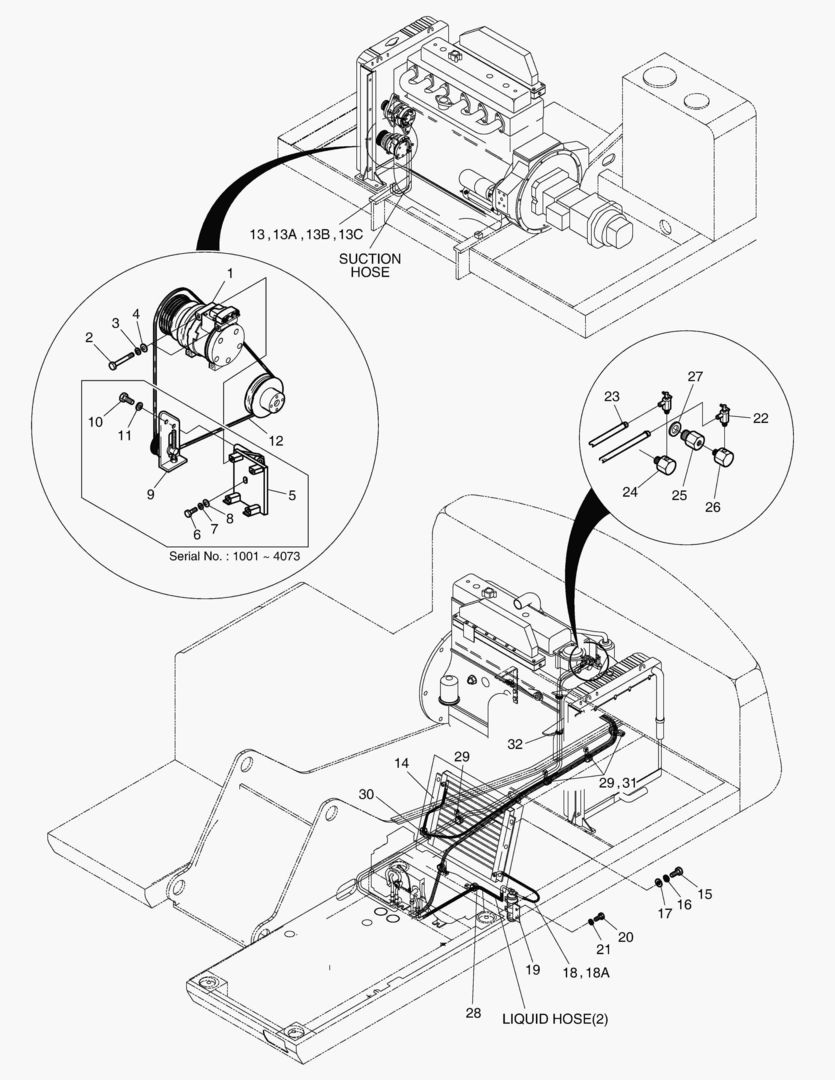 1890 COOLER & HEATER ASS`Y(2)-ENGINE PART