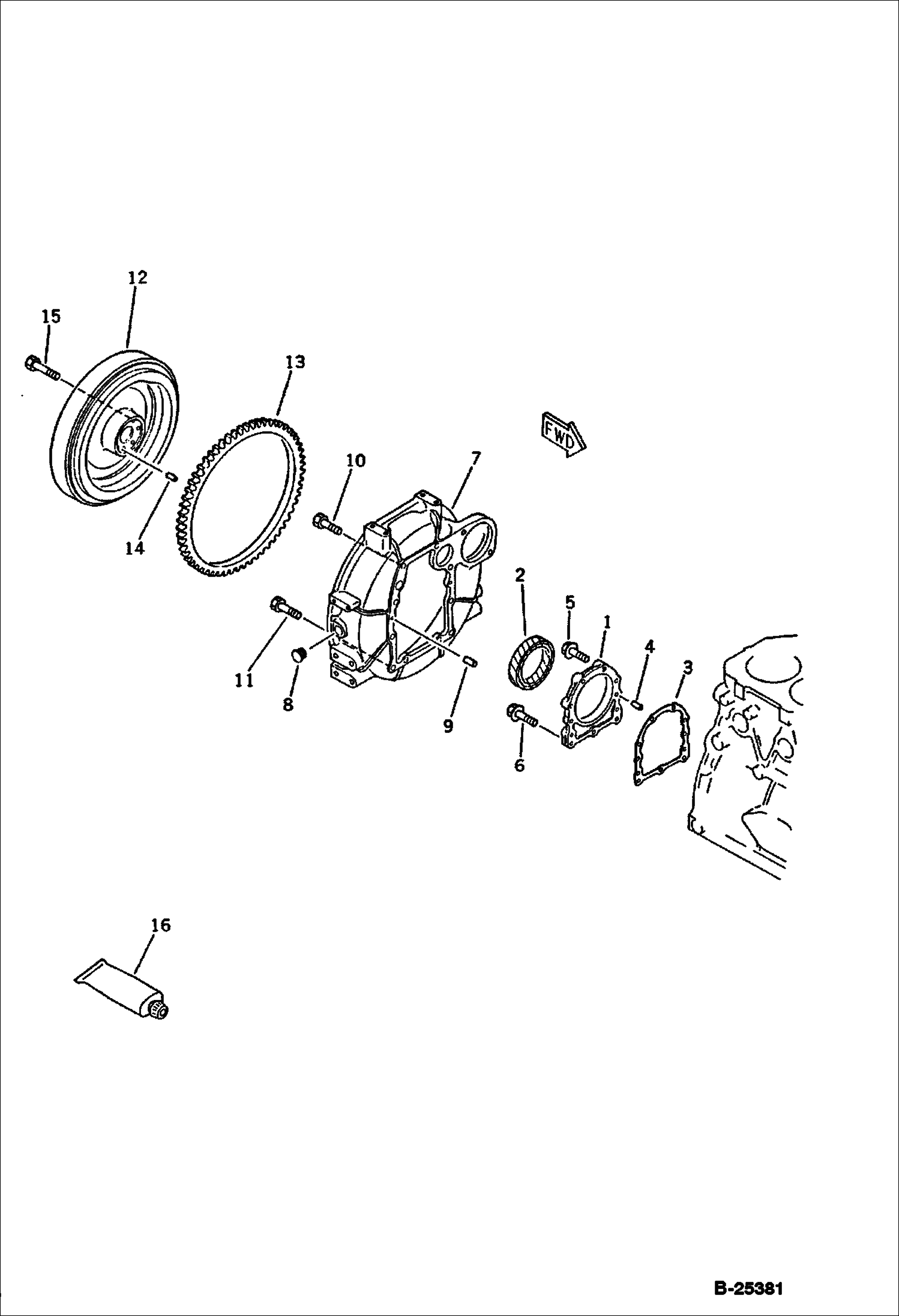 МАХОВИК И КАРТЕР МАХОВИКА