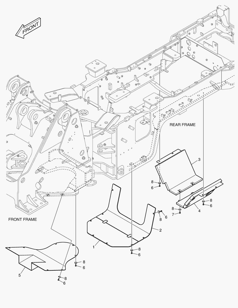Схема ОБТЕКАЕМАЯ ПОДКУЗОВНАЯ ПАНЕЛЬ - НЕДОСТУПНО