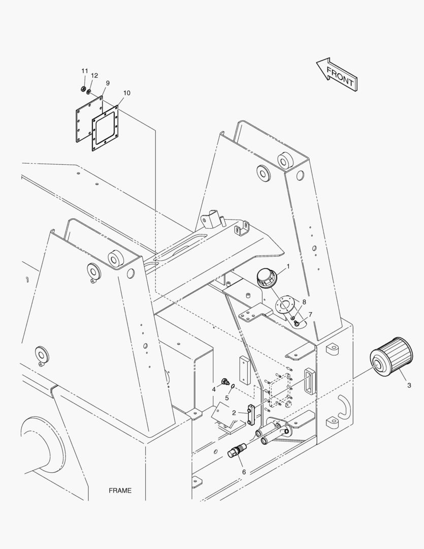 Спецтехника КРЫШКА МАСЛЯНОГО БАКА от Globus Machinery