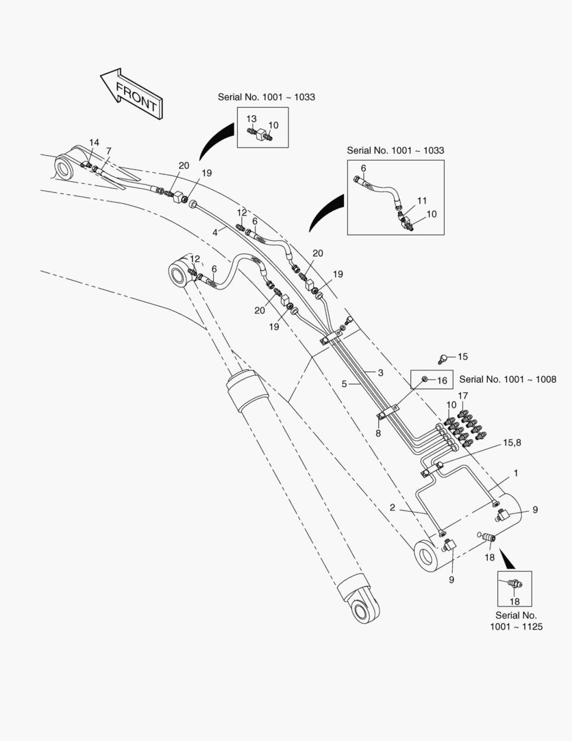ПЕРЕДНИЙ ТРУБОПРОВОД СМАЗОЧНОЙ СИСТЕМЫ