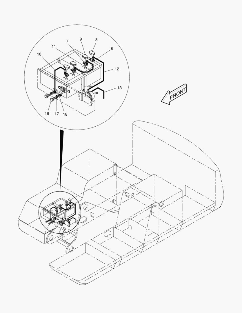 ЭЛЕКТРОПРОВОДКА(2)-ЗАПЧАСТИ АККУМУЛЯТОРА