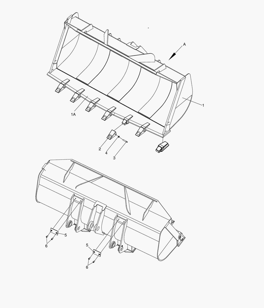 Спецтехника 5740 BUCKET ASS`Y -3.0mВі Adapter Tooth