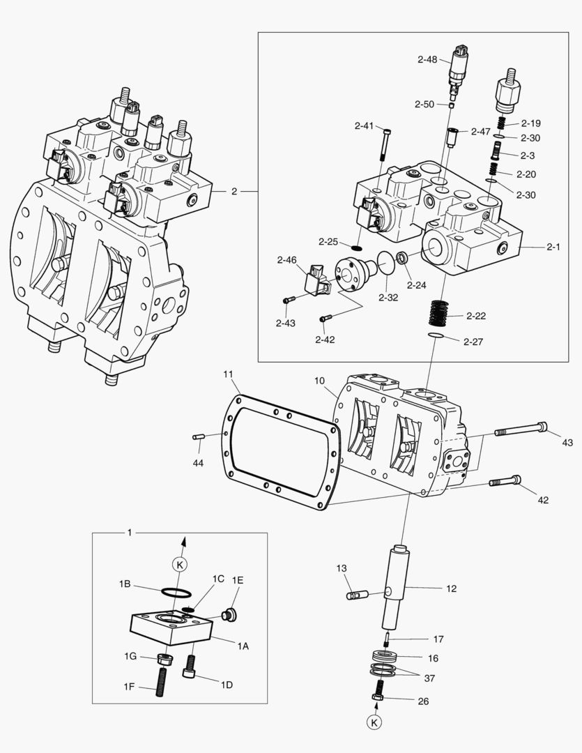 ОСНОВНОЙ НАСОС - УПРАВЛЕНИЕ