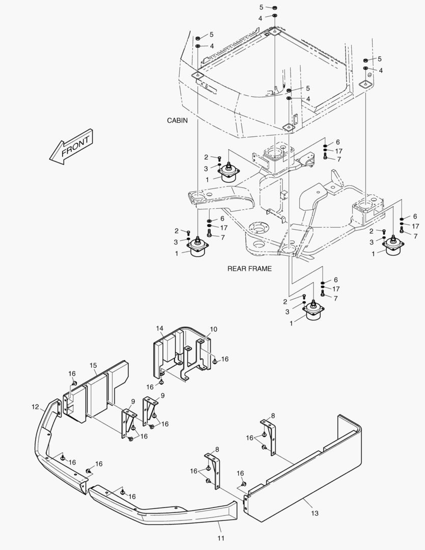 Спецтехника 1250 CABIN MOUNTING [5001~5760] - главное фото
