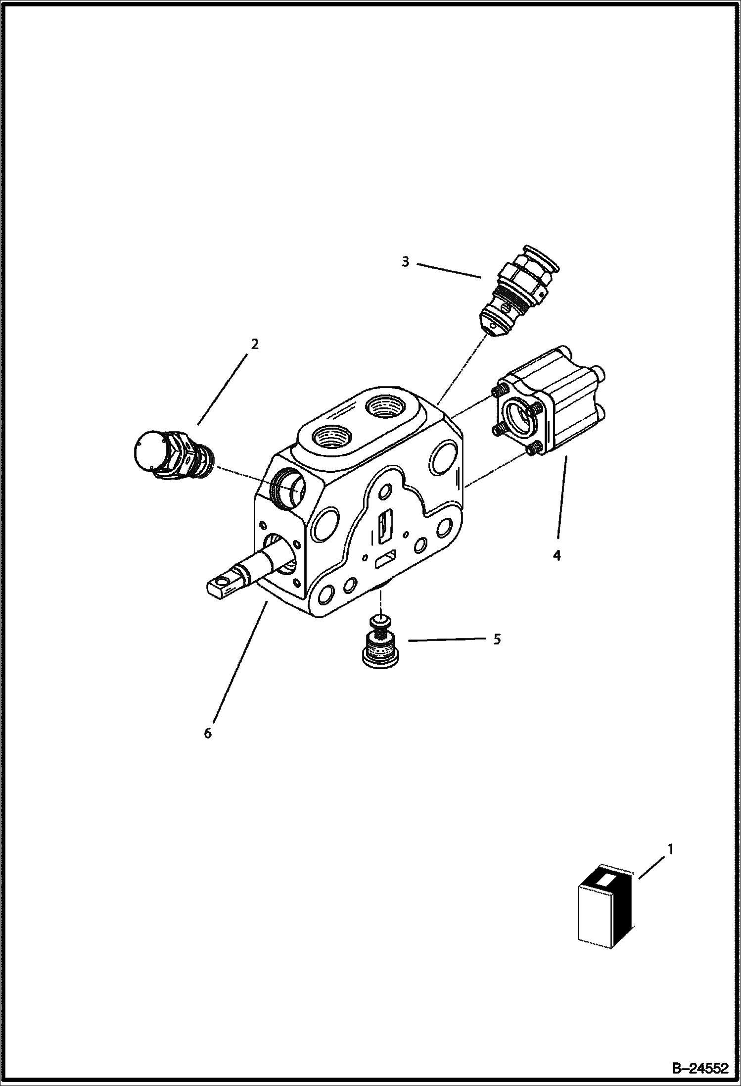 СХЕМА ГИДРАВЛИЧЕСКОЙ СИСТЕМЫ ЗАДНИЙ РАСПРЕДЕЛИТЕЛЬ - СТРЕЛА ЭКСКАВАТОРА-ПОГРУЗЧИКА