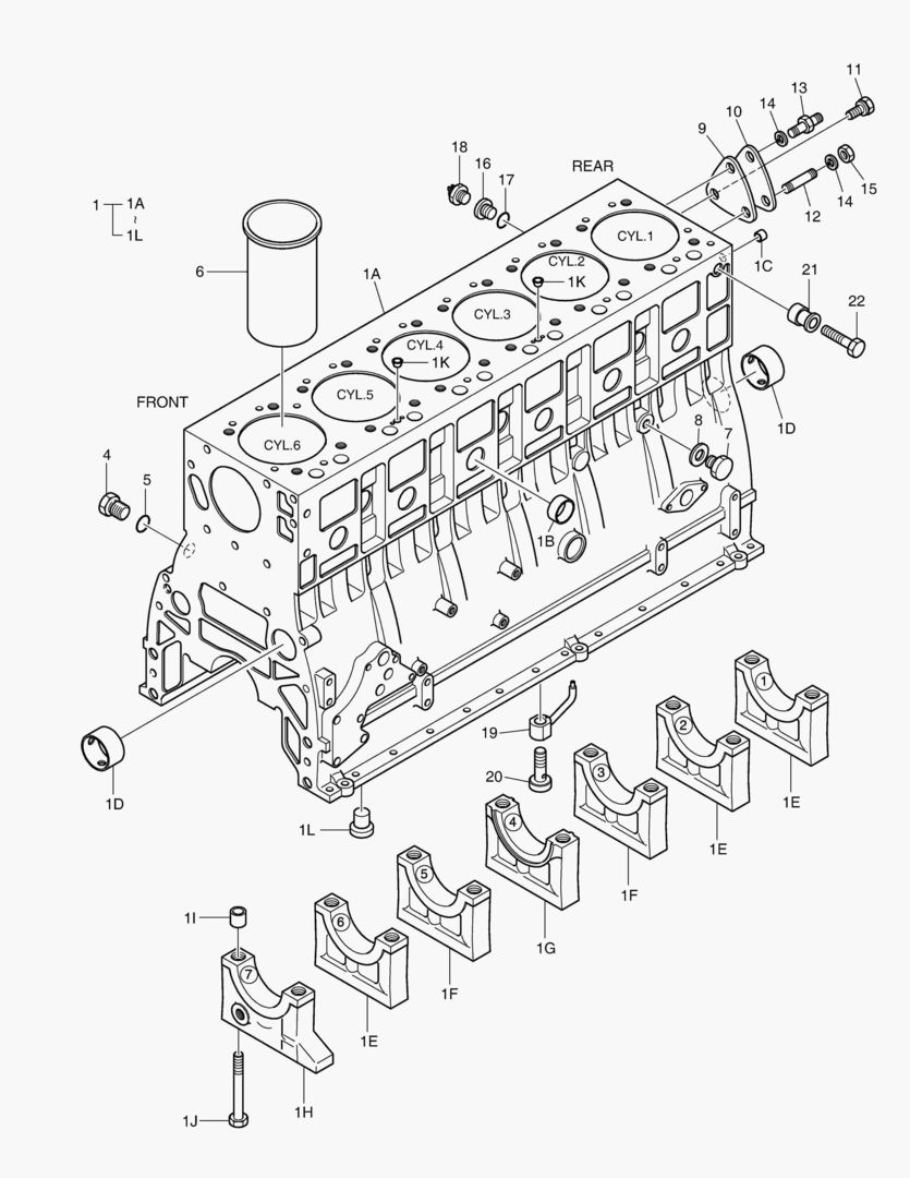 БЛОК ЦИЛИНДРОВ