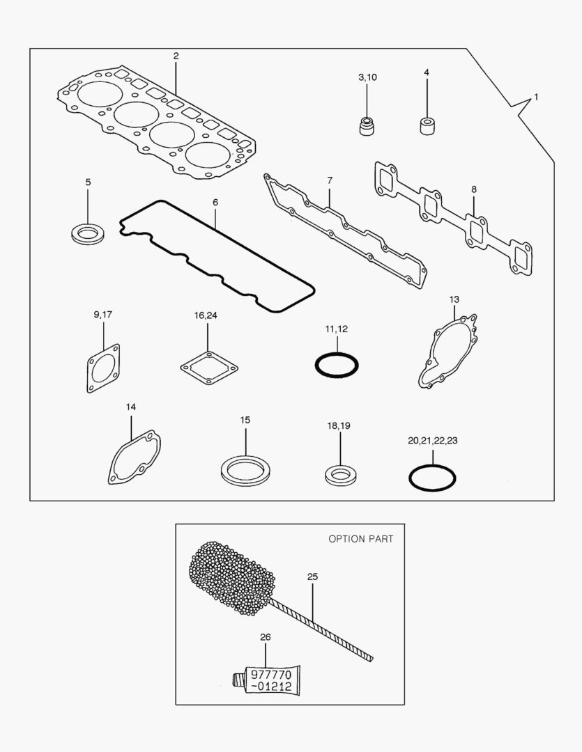 НАБОР ПРОКЛАДОК