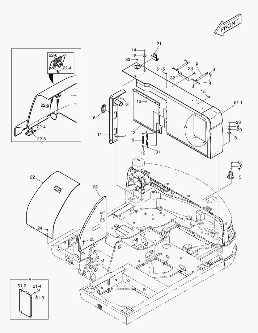 1440 UPPER COVER ASS`Y