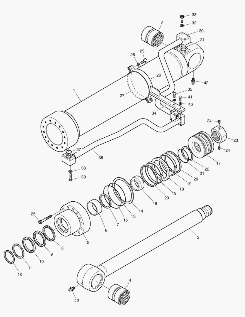 4281 BOOM CYLINDER - R.H. [10106~]