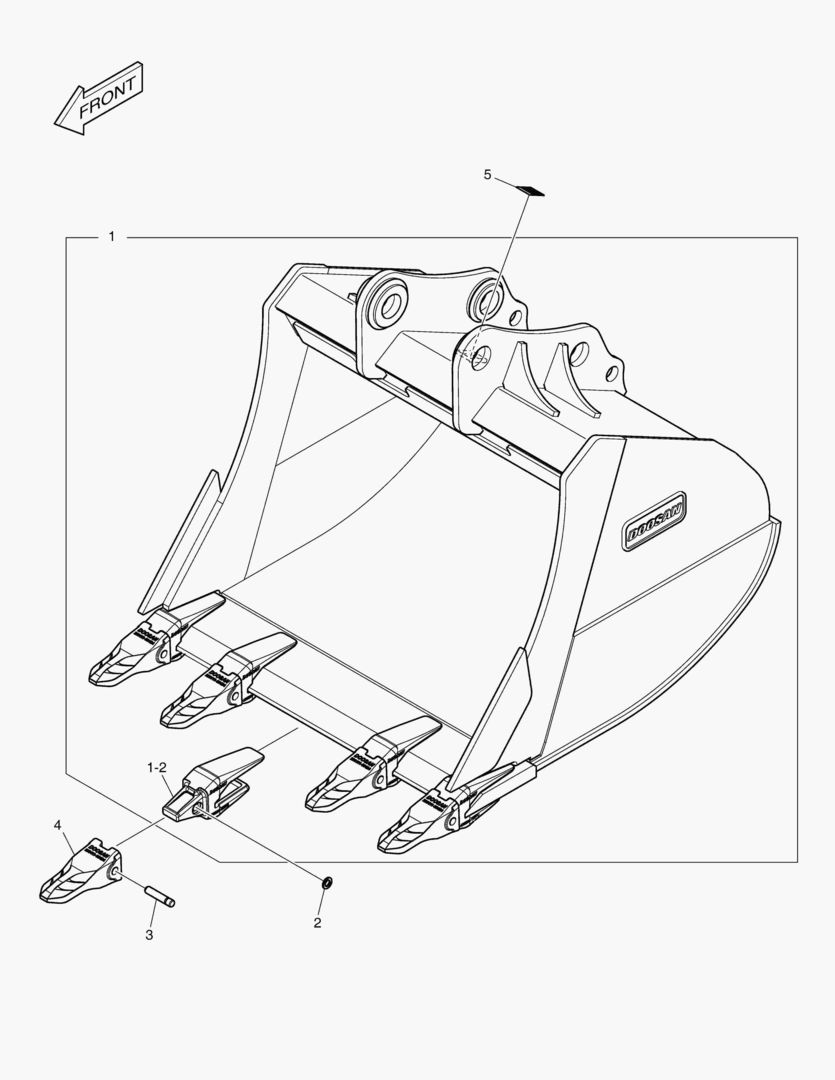 7300 BUCKET ASSВґY - 1.23mВі - S CLASS