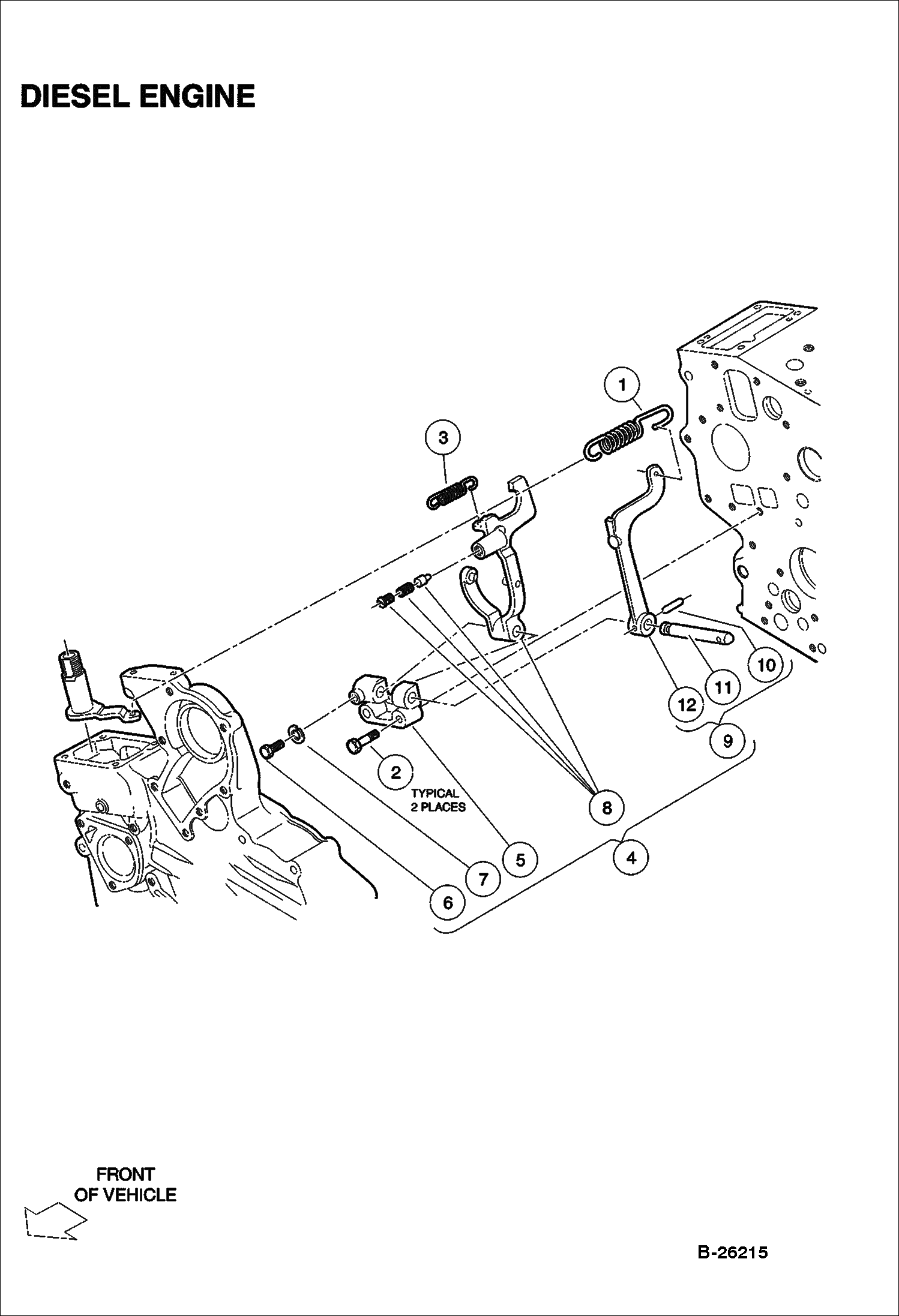 КОМПОНЕНТЫ РЕГУЛЯТОРА ОБОРОТОВ ДИЗЕЛЬ