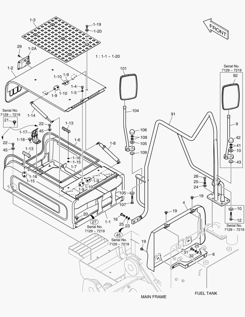 1611 BATTERY COVER [7129~]