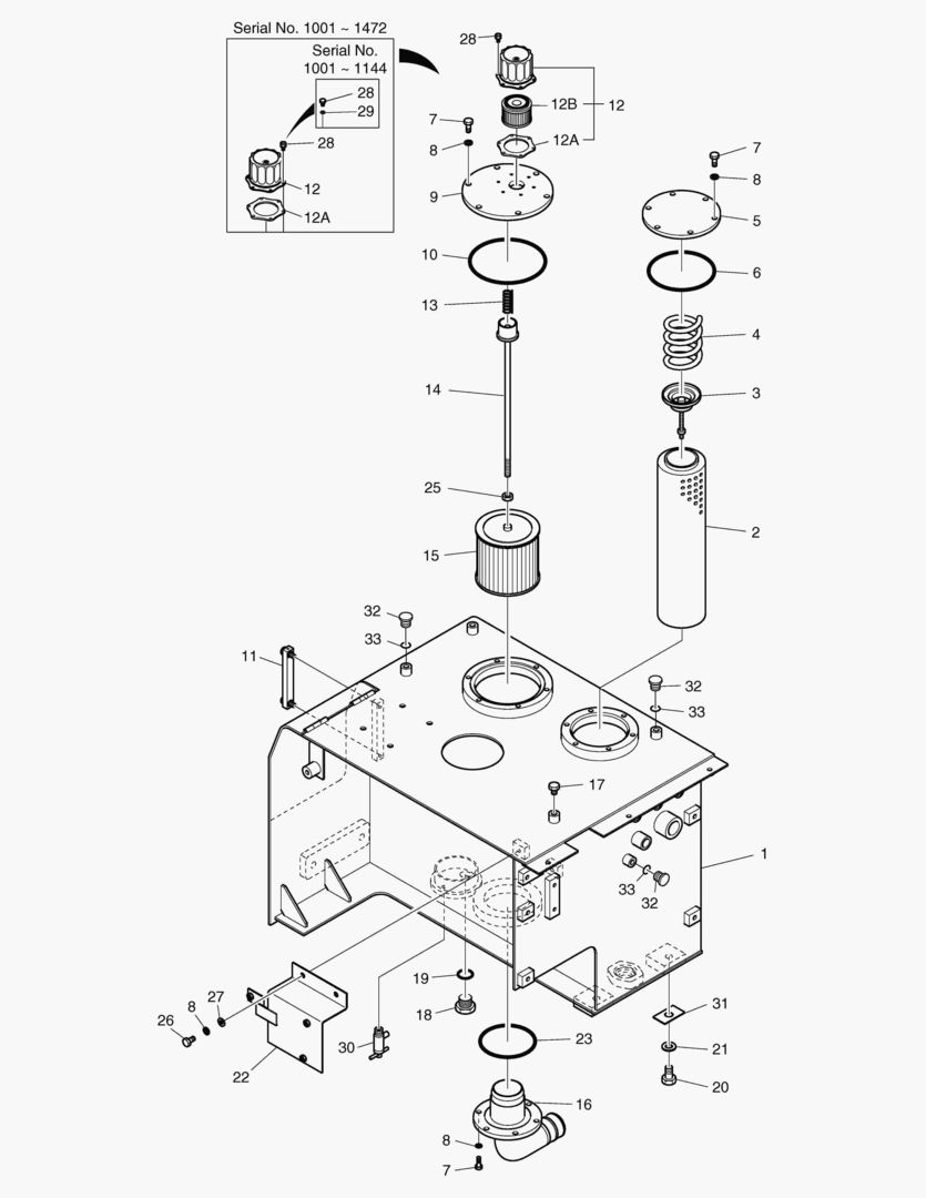 РЕЗЕРВУАР ДЛЯ МАСЛА (TIER-II)