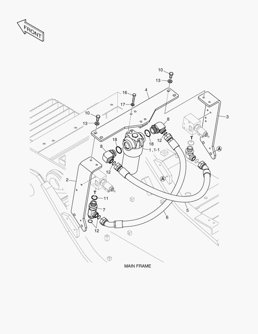 6201 TWO WAY PIPING - WITH FILTER [1290~]