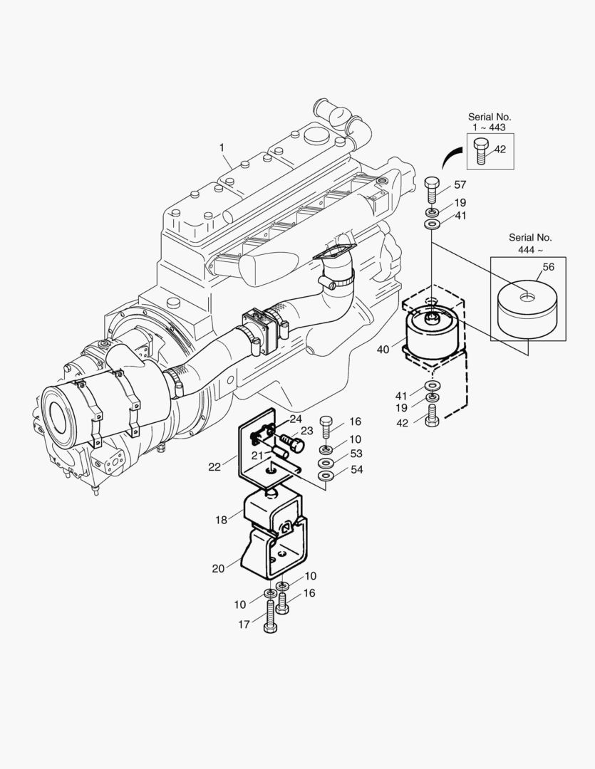 МОНТАЖ ДВИГАТЕЛЯ