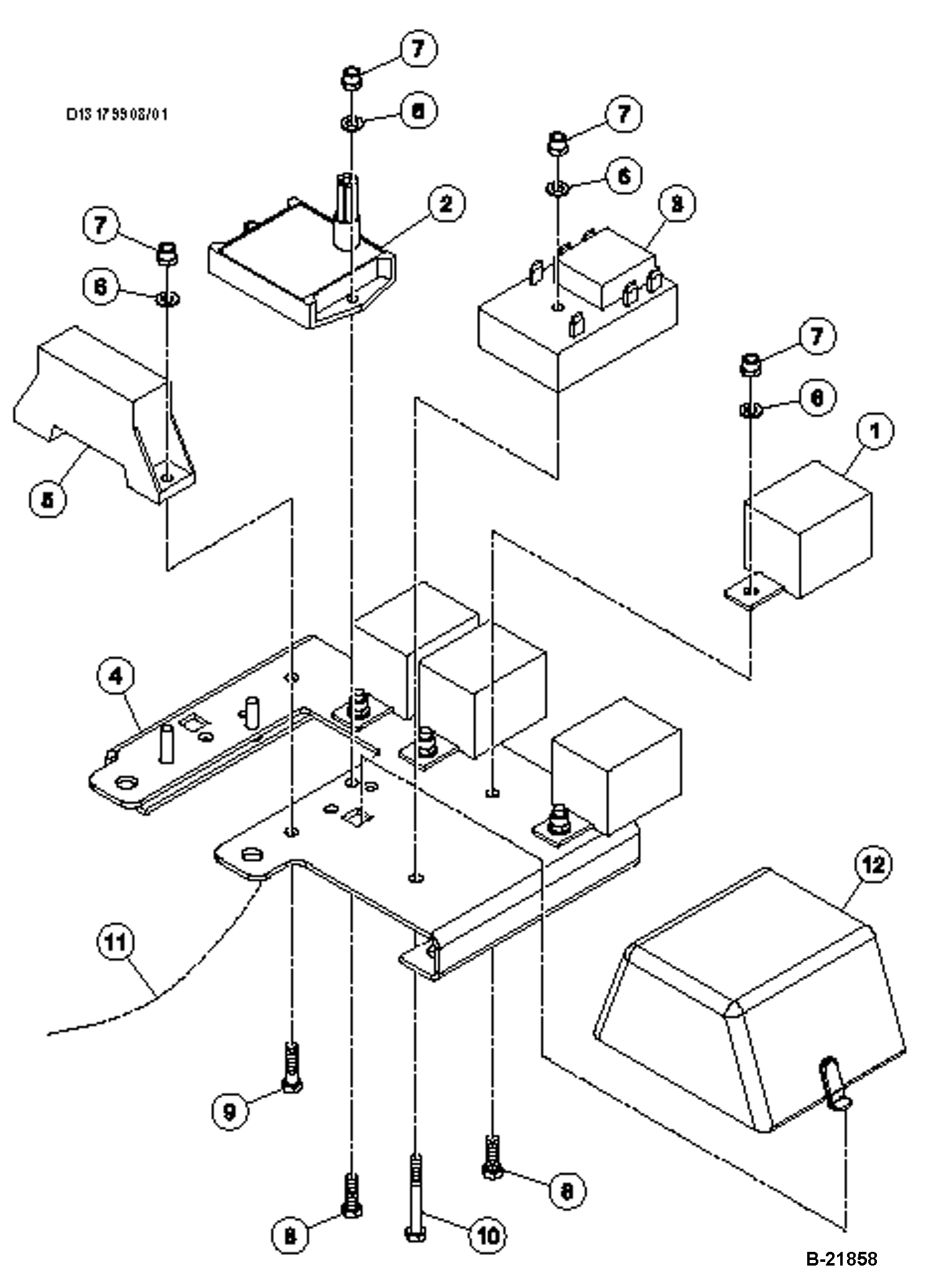 Схема ГЛАВНЫЙ ЖГУТ В СБОРЕ