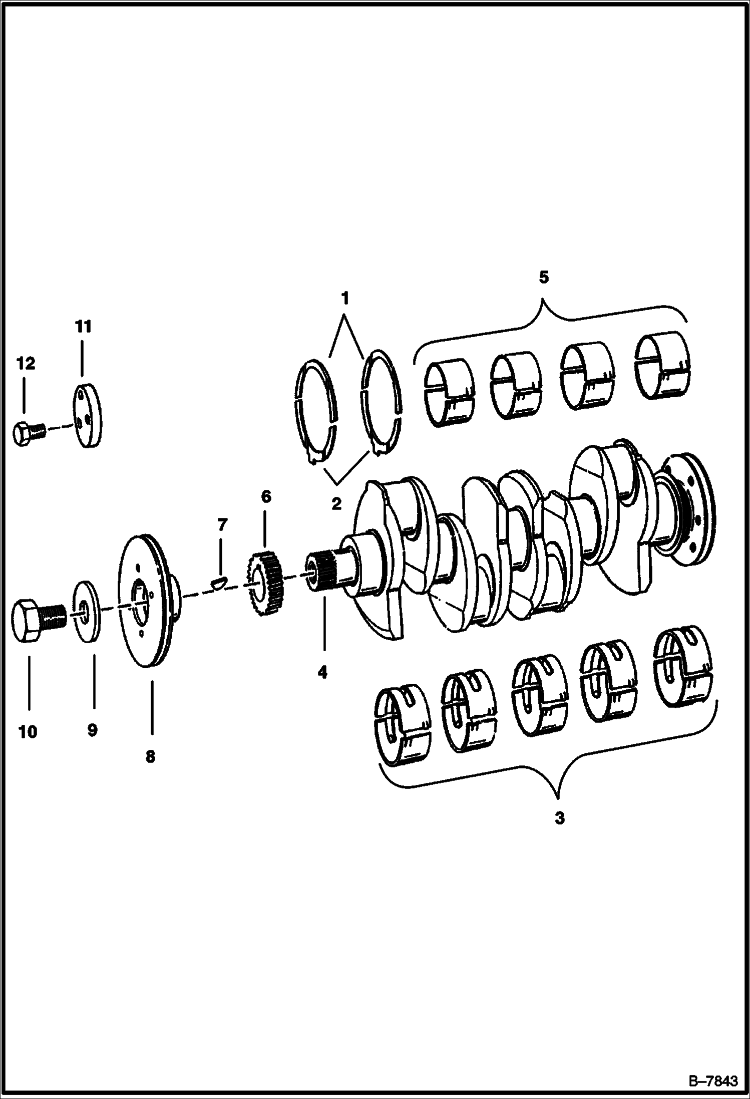 КОЛЕНЧАТЫЙ ВАЛ И КОМПЛЕКТУЮЩИЕ ДЕТАЛИ