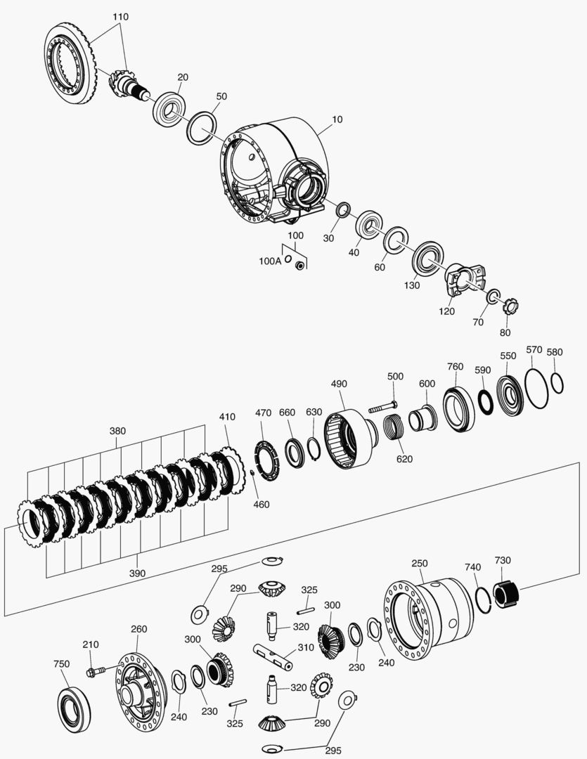ДИФФЕРЕНЦИАЛ ВОДИЛА - ПЕРЕДНЯЯ ОСЬ(DHL)