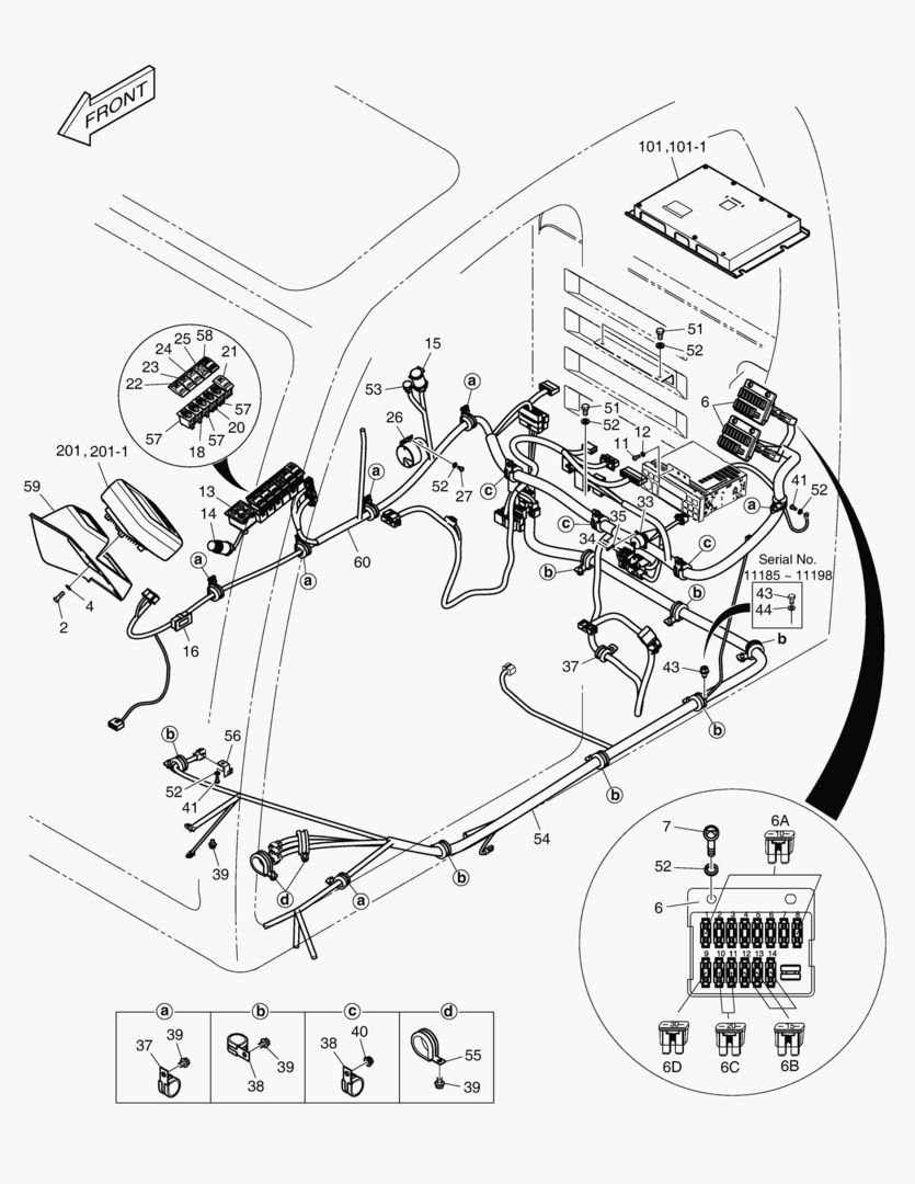 1831 ELECTRIC PARTS - CABIN [11185~]