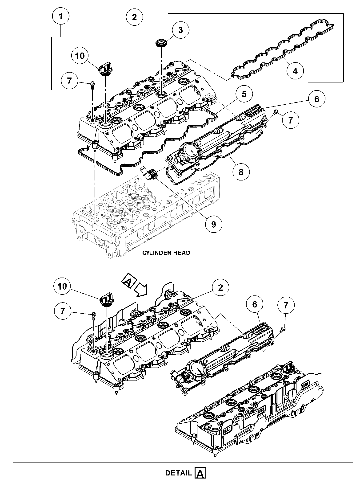 КРЫШКА ГОЛОВКИ ЦИЛИНДРА