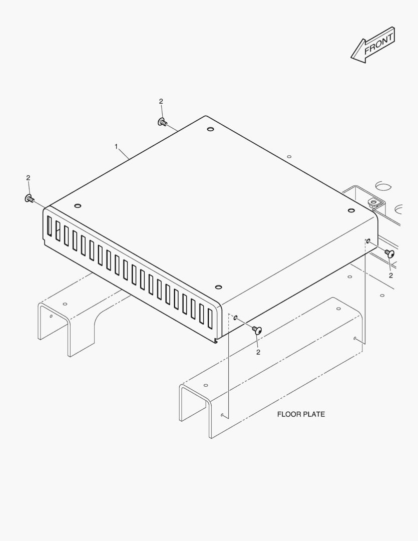 7430 SEAT BASE - ROPS