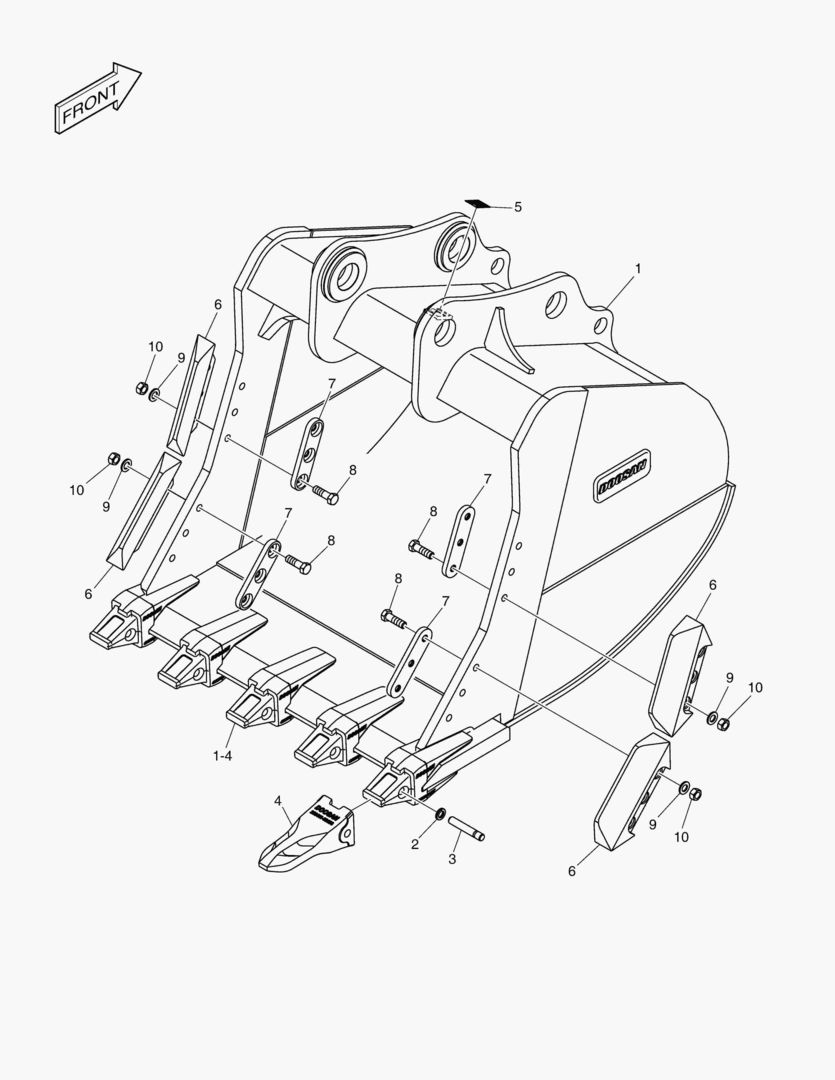 Схема 6920 BUCKET ASSВґY - 1.71mВі - S CLASS