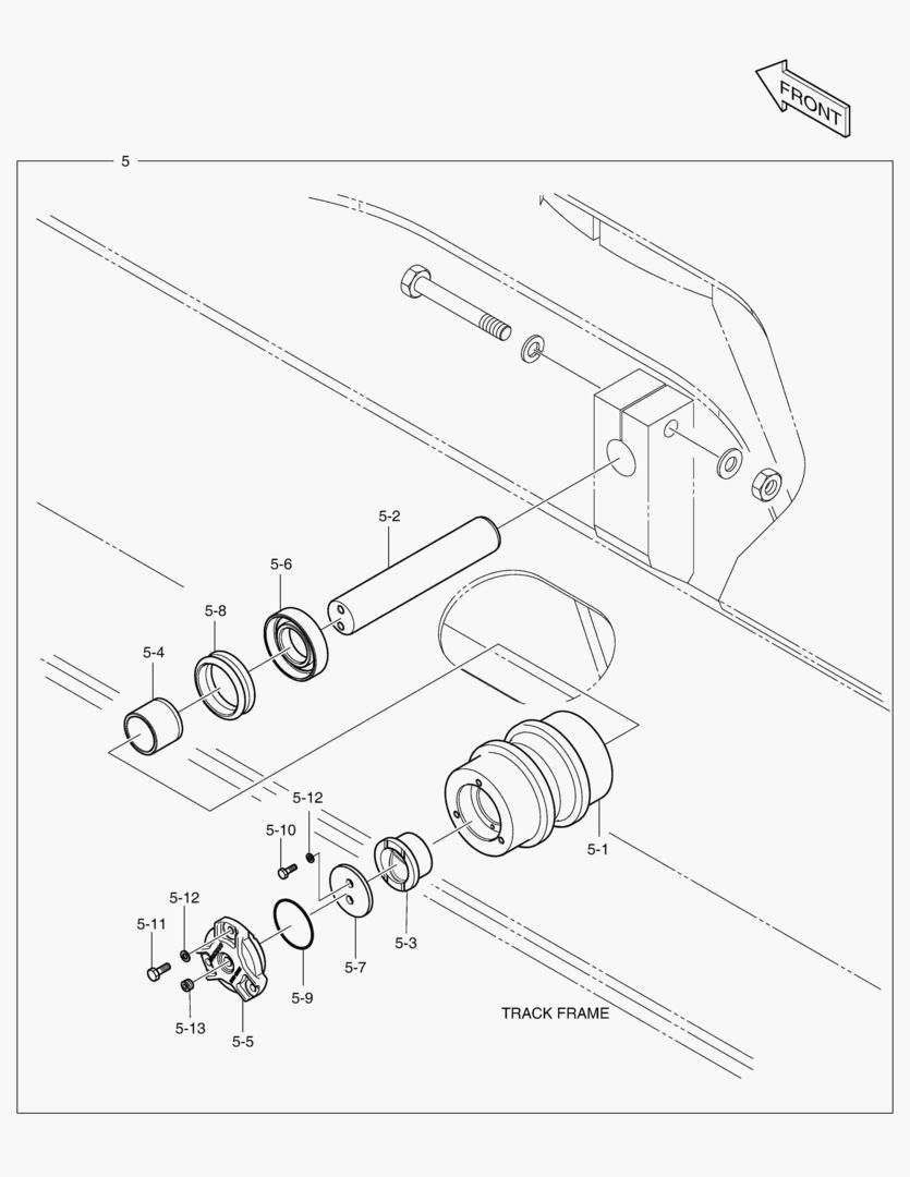 2130 UPPER ROLLER [1001~1261]