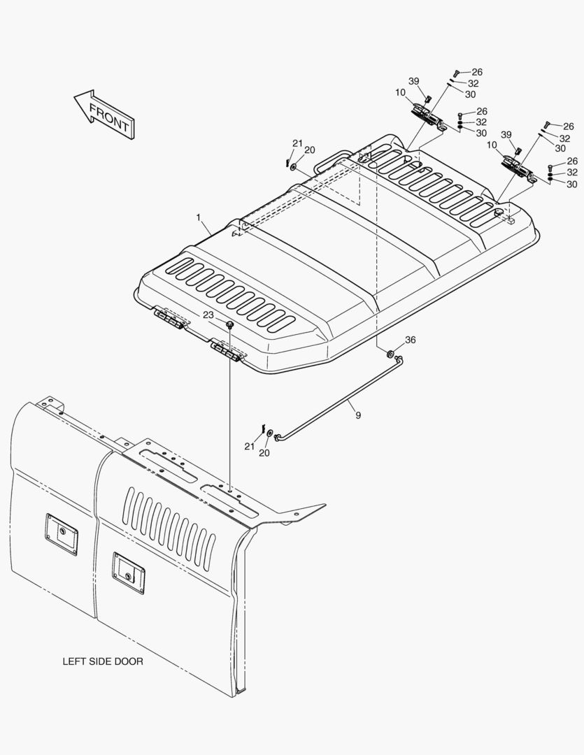 КРЫШКА ДВИГАТЕЛЯ