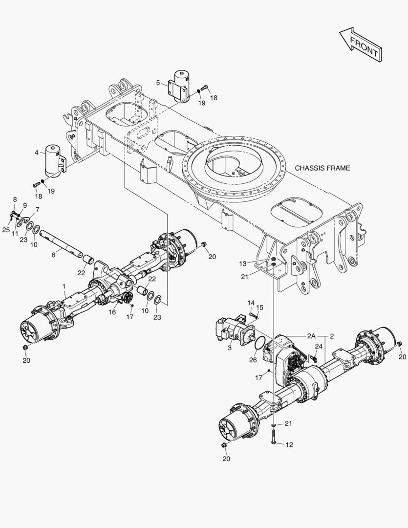 СИЛОВОЙ АГРЕГАТ - ОСЬ