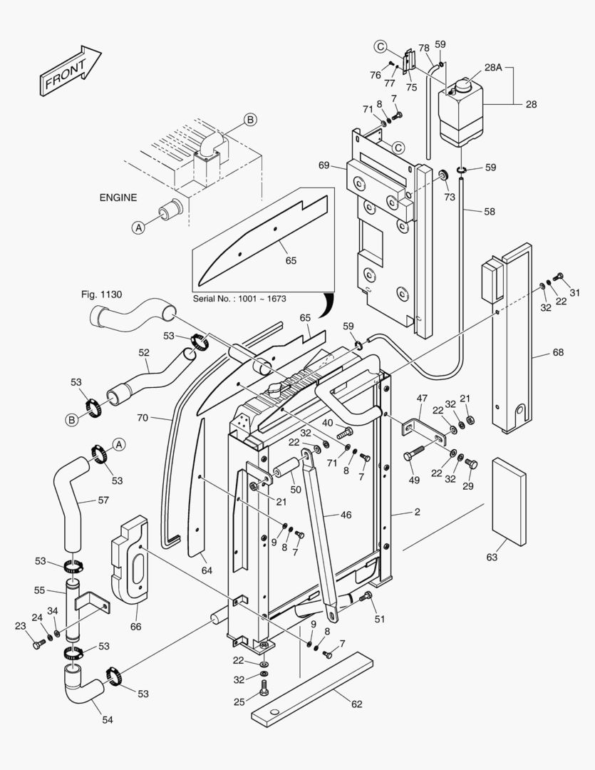 МОНТАЖ ДВИГАТЕЛЯ(2)-РАДИАТОР