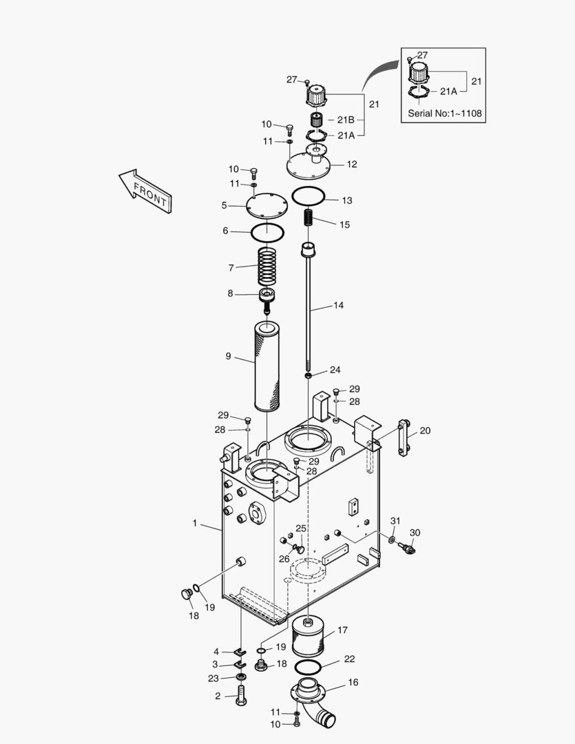 РЕЗЕРВУАР ДЛЯ МАСЛА