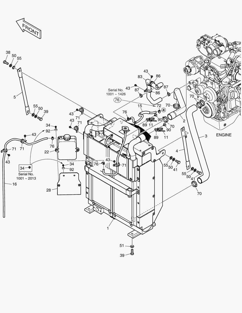 ОПОРТНЫЙ УЗЕЛ РАДИАТОРА