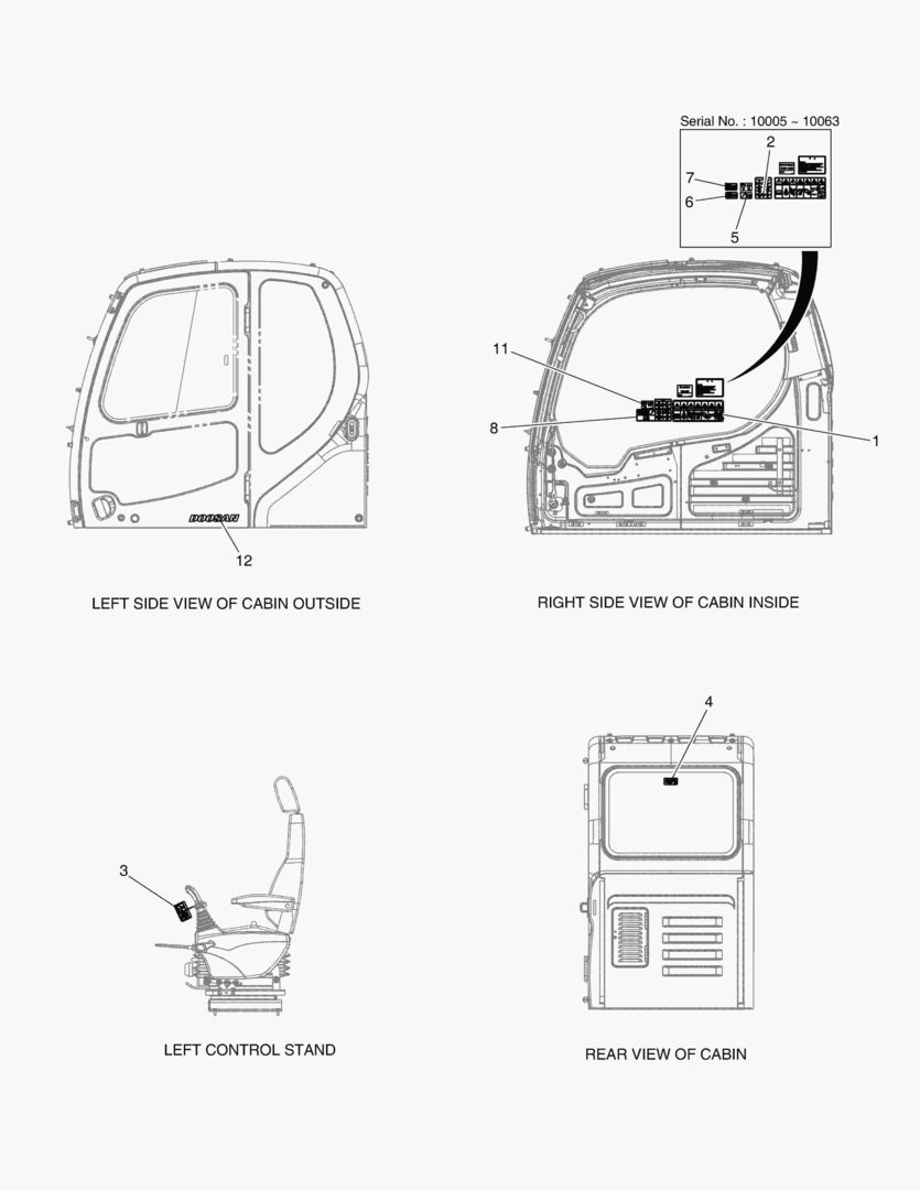 5121 NAME PLATE - CABIN [5125~]