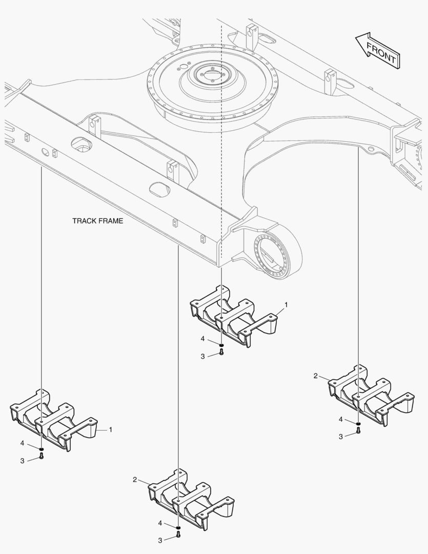 ПРЕДОХРАНИТЕЛЬ ГУСЕНИЦЫ - ДВОЙНОЙ