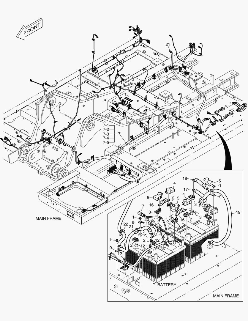 7250 ELECTRIC WIRING(1500CCA)