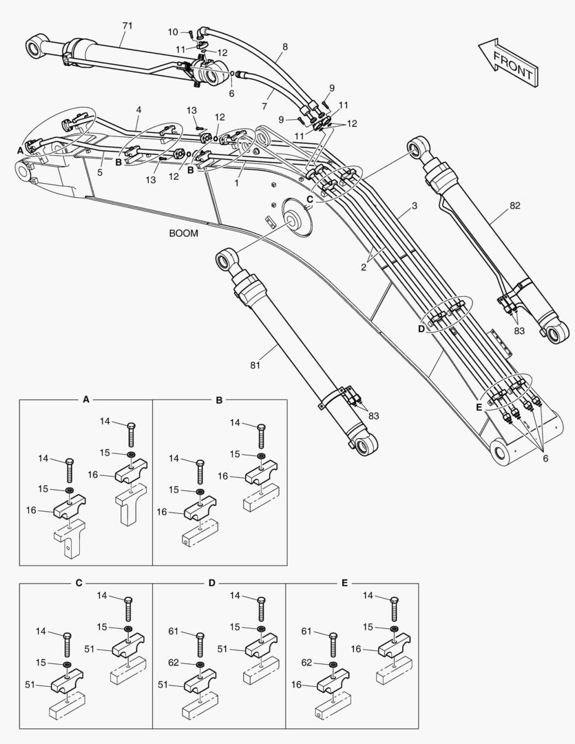 ГИДРОСИСТЕМА СТРЕЛЫ - 4.4 м