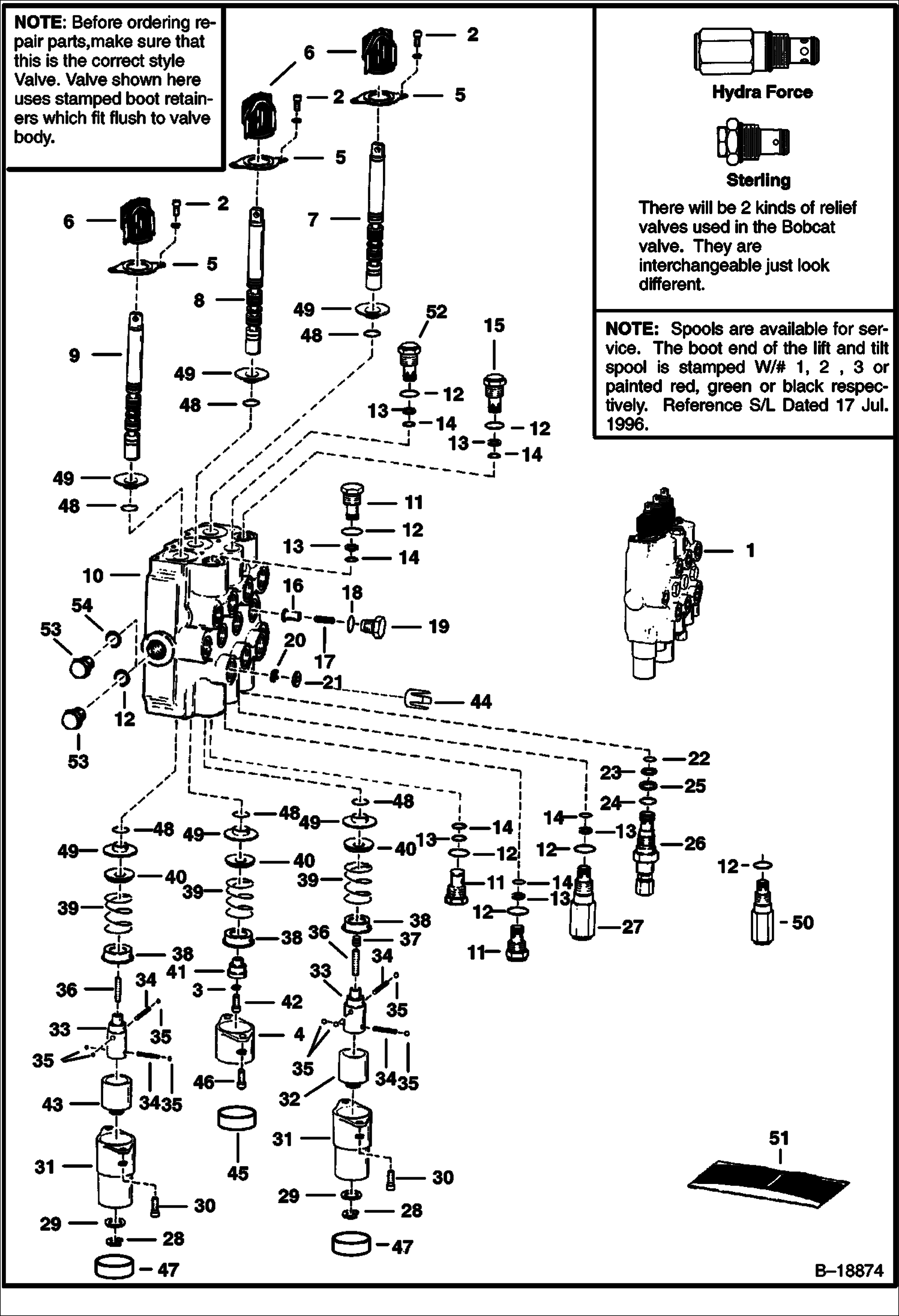 РЕГУЛИРУЮЩИЙ КЛАПАН (BOBCAT)