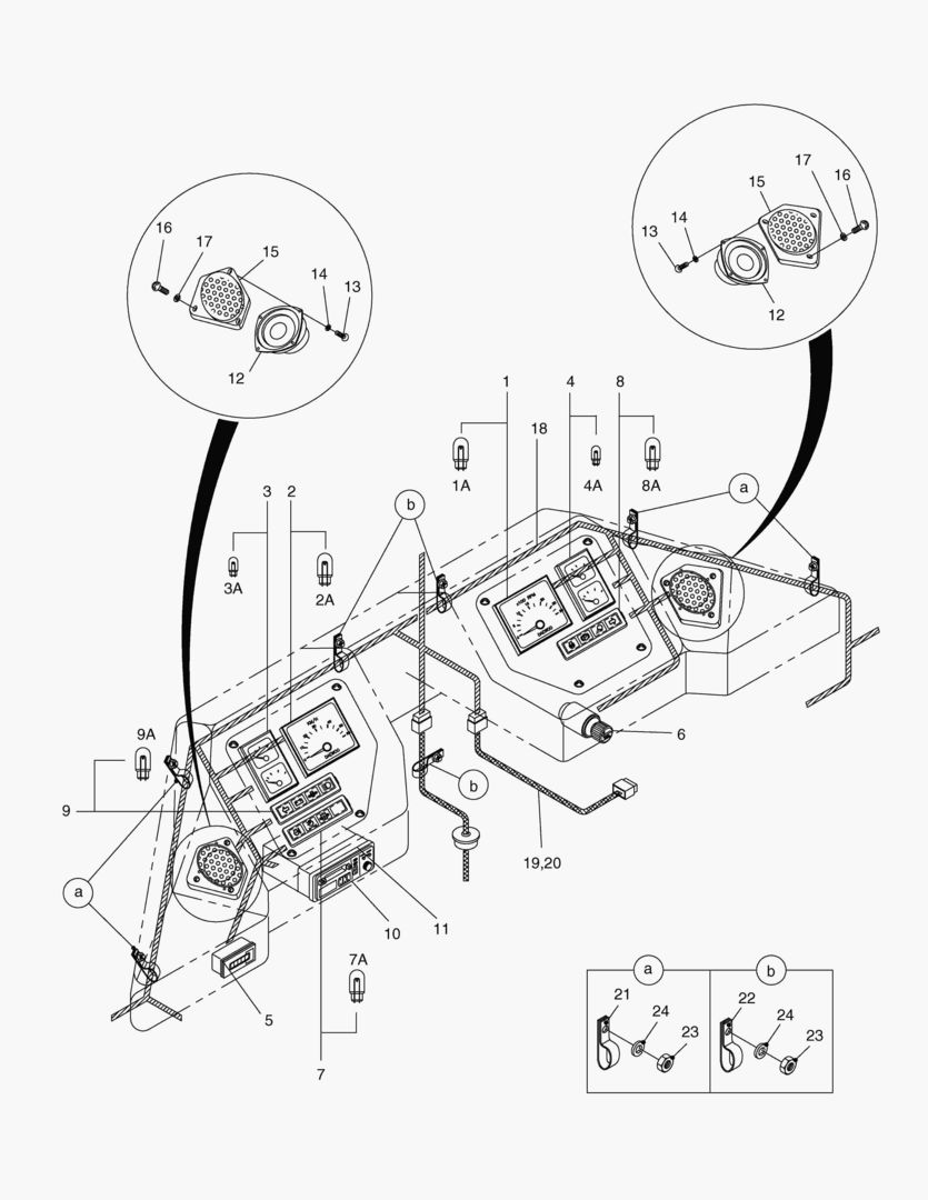 ЭЛЕКТРИЧЕСКИЕ ЗАПЧАСТИ(2)-ИЗМЕРИТЕЛЬНАЯ ПРИБОРНАЯ ПАНЕЛЬ