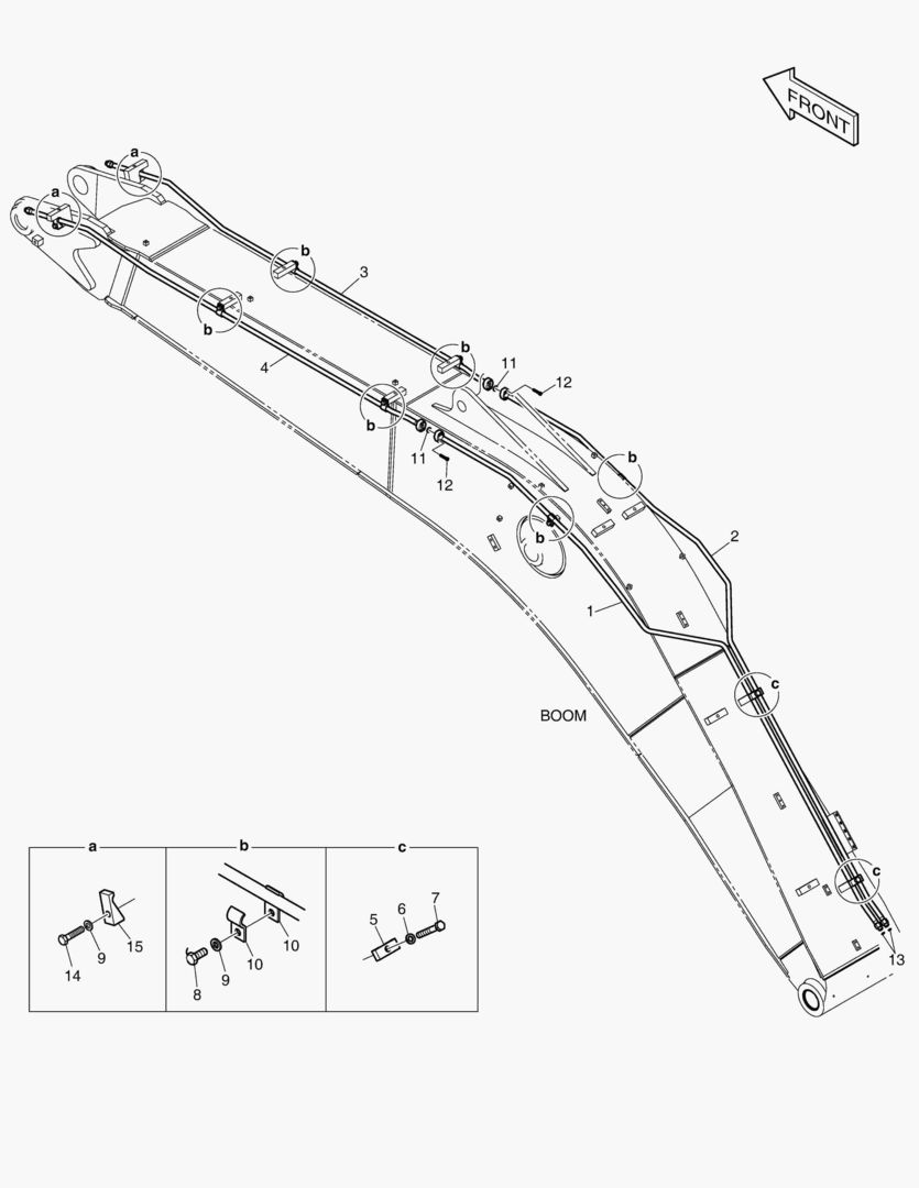 ГИДРОСИСТЕМА СТРЕЛЫ - ВРАЩАЮЩИЙСЯ